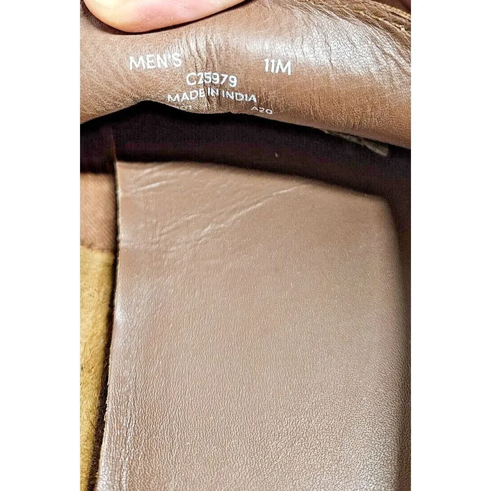 COLE HAAN Somerset link bit‎ loafers brown leather men 11M
